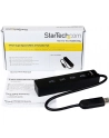 4 PORT PORTABLE USB 3.0 HUB StarTech.com 4 Port USB 3.0 SuperSpeed Hub - Schwarz - Portabler externer USB Hub mit eingebautem Kabel - nr 13