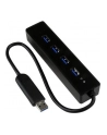 4 PORT PORTABLE USB 3.0 HUB StarTech.com 4 Port USB 3.0 SuperSpeed Hub - Schwarz - Portabler externer USB Hub mit eingebautem Kabel - nr 23