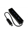 4 PORT PORTABLE USB 3.0 HUB StarTech.com 4 Port USB 3.0 SuperSpeed Hub - Schwarz - Portabler externer USB Hub mit eingebautem Kabel - nr 2