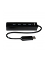 4 PORT PORTABLE USB 3.0 HUB StarTech.com 4 Port USB 3.0 SuperSpeed Hub - Schwarz - Portabler externer USB Hub mit eingebautem Kabel - nr 33