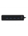 4 PORT PORTABLE USB 3.0 HUB StarTech.com 4 Port USB 3.0 SuperSpeed Hub - Schwarz - Portabler externer USB Hub mit eingebautem Kabel - nr 4