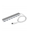7 PORT COMPACT USB 3.0 HUB StarTech.com 7 Port kompakter USB 3.0 Hub mit eingebautem Kabel - Aluminium USB Hub - Silber - nr 14