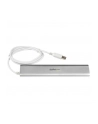 7 PORT COMPACT USB 3.0 HUB StarTech.com 7 Port kompakter USB 3.0 Hub mit eingebautem Kabel - Aluminium USB Hub - Silber - nr 21