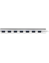 7 PORT COMPACT USB 3.0 HUB StarTech.com 7 Port kompakter USB 3.0 Hub mit eingebautem Kabel - Aluminium USB Hub - Silber - nr 39