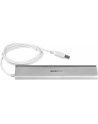 7 PORT COMPACT USB 3.0 HUB StarTech.com 7 Port kompakter USB 3.0 Hub mit eingebautem Kabel - Aluminium USB Hub - Silber - nr 40