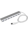 7 PORT COMPACT USB 3.0 HUB StarTech.com 7 Port kompakter USB 3.0 Hub mit eingebautem Kabel - Aluminium USB Hub - Silber - nr 41