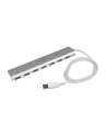 7 PORT COMPACT USB 3.0 HUB StarTech.com 7 Port kompakter USB 3.0 Hub mit eingebautem Kabel - Aluminium USB Hub - Silber - nr 52