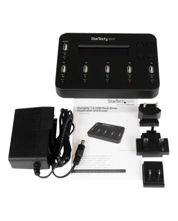 USB FLASH DRIVE 1:5 DUPLICATOR StarTech.com 1:5 USB Stick Kopierstation Duplizierer und Eraser - Flash Drive Kopierer mit Eraser/Sinitizer - 5fach USB 2.0 Kopierstation