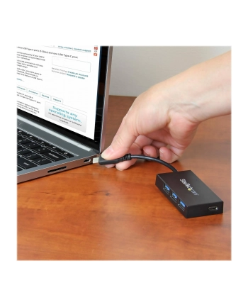 4 PORT USB 3.0 HUB - USB-C HUB StarTech.com 4 Port USB 3.1 Gen 1 Hub - USB-C auf 1x USB-C und 3x USB-A - Mobiler USB Type C Hub nr 1