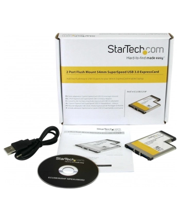 StarTech.com FLUSH MOUNT EXPRESSCARD USB 3 IN nr 1