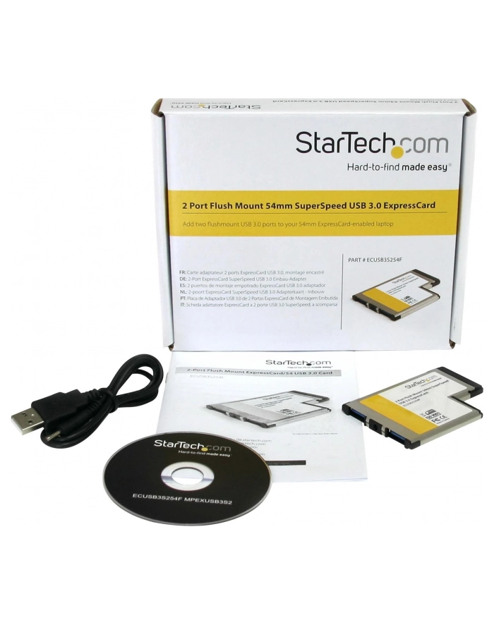StarTech.com FLUSH MOUNT EXPRESSCARD USB 3 IN główny