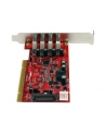 4 PORT PCI USB 3 ADAPTER CARD StarTech.com 4 Port USB 3.0 PCI Schnittstellenkarte - PCI SuperSpeed USB 3.0 Controller Karte - 2 x USB3.0 (Buchse) je 1x SATA/SP4 intern - nr 3