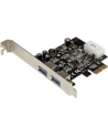 2 PORT PCIE USB 3 CARD W/ UASP StarTech.com 2 Port USB 3.0 PCI Express Schnittstellenkarte mit UASP und 4 Pin LP4 Molex - 2-fach SuperSpeed USB PCIe Karte - nr 24