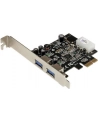 2 PORT PCIE USB 3 CARD W/ UASP StarTech.com 2 Port USB 3.0 PCI Express Schnittstellenkarte mit UASP und 4 Pin LP4 Molex - 2-fach SuperSpeed USB PCIe Karte - nr 26