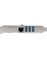 3 PORT PCIE USB 3.0 CARD + GBE StarTech.com 3 Port PCI Express USB 3.0 Karte mit Gigabit Ethernet - 3-fach PCIe USB Schnittstellenkarte mit GbE Anschluss - nr 21