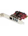 3 PORT PCIE USB 3.0 CARD + GBE StarTech.com 3 Port PCI Express USB 3.0 Karte mit Gigabit Ethernet - 3-fach PCIe USB Schnittstellenkarte mit GbE Anschluss - nr 27