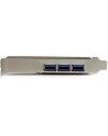 4 PORT PCIE USB 3.0 CARD StarTech.com 4 Port PCI Express USB 3.0 Karte - 4-fach PCIe USB 3.0 Schnittstellenkarte - 3 Externe und 1 Interner Anschluss - nr 17