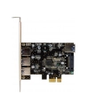 4 PORT PCIE USB 3.0 CARD StarTech.com 4 Port PCI Express USB 3.0 Karte - 4-fach PCIe USB 3.0 Schnittstellenkarte - 3 Externe und 1 Interner Anschluss - nr 27
