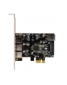 4 PORT PCIE USB 3.0 CARD StarTech.com 4 Port PCI Express USB 3.0 Karte - 4-fach PCIe USB 3.0 Schnittstellenkarte - 3 Externe und 1 Interner Anschluss - nr 32