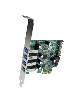 4 PORT PCIE USB 3.0 CARD StarTech.com 4 Port PCI Express USB 3.0 SuperSpeed Schnittstellenkarte mit UASP - SATA Strom - PCIe 4x USB 3.0 mit SATA-Anschluss