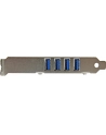 4 PORT PCIE USB 3.0 CARD StarTech.com 4 Port PCI Express USB 3.0 SuperSpeed Schnittstellenkarte mit UASP - SATA Strom - PCIe 4x USB 3.0 mit SATA-Anschluss - nr 30