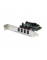4 PORT PCIE USB 3.0 CARD StarTech.com 4 Port PCI Express USB 3.0 SuperSpeed Schnittstellenkarte mit UASP - SATA Strom - PCIe 4x USB 3.0 mit SATA-Anschluss - nr 37