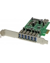 7 PORT PCIE USB 3.0 CARD StarTech.com 7 Port PCI Express USB 3.0 Karte - PCIe USB 3.0 (Super Speed) Schnittstellenkarte / Controller 6 x Extern und 1 x Intern - nr 22