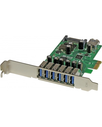 7 PORT PCIE USB 3.0 CARD StarTech.com 7 Port PCI Express USB 3.0 Karte - PCIe USB 3.0 (Super Speed) Schnittstellenkarte / Controller 6 x Extern und 1 x Intern