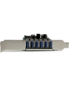 7 PORT PCIE USB 3.0 CARD StarTech.com 7 Port PCI Express USB 3.0 Karte - PCIe USB 3.0 (Super Speed) Schnittstellenkarte / Controller 6 x Extern und 1 x Intern - nr 29