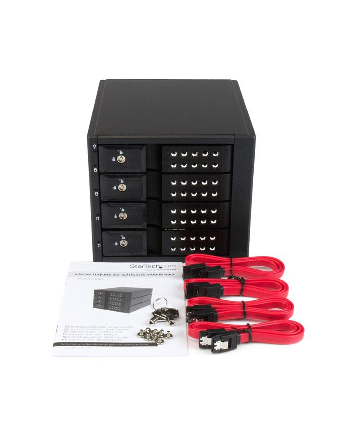 StarTech.com 4 BAY 3.5IN SATA / SAS HDD TRAYLESS MOBILE RACK BACKPLANE główny