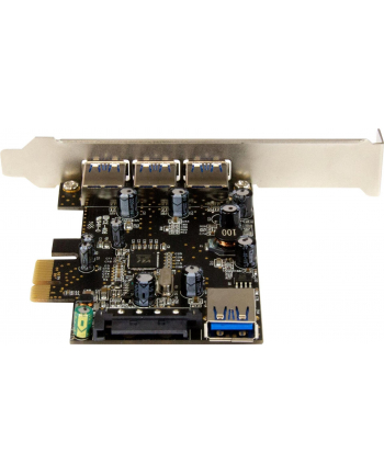 4 PORT PCIE USB 3.0 CARD StarTech.com 4 Port PCI Express USB 3.0 Karte - 4-fach PCIe USB 3.0 Schnittstellenkarte - 3 Externe und 1 Interner Anschluss