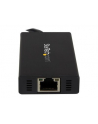PORTABLE USB 3.0 HUB W/ GBE StarTech.com 3 Port USB 3.0 Hub mit Gigabit Ethernet Adapter aus Aluminum - Kompakter USB3 Hub mit GbE - nr 24