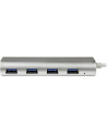 4 PORT PORTABLE USB 3.0 HUB StarTech.com 4 Port kompakter USB 3.0 Hub mit eingebautem Kabel - Aluminium USB Hub - Silber - nr 6