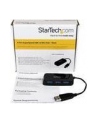 BLACK 4 PORT MINI USB 3.0 HUB StarTech.com 4 Port USB 3.0 SuperSpeed Hub - Schwarz - Portabler externer Mini USB Hub mit eingebautem Kabel - nr 14