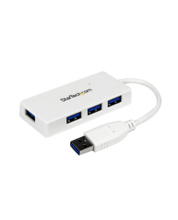 StarTech.com WHITE 4 PORT MINI USB 3.0 HUB .