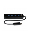 4 PORT PORTABLE USB 3.0 HUB StarTech.com 4 Port USB 3.0 SuperSpeed Hub - Schwarz - Portabler externer USB Hub mit eingebautem Kabel - nr 25