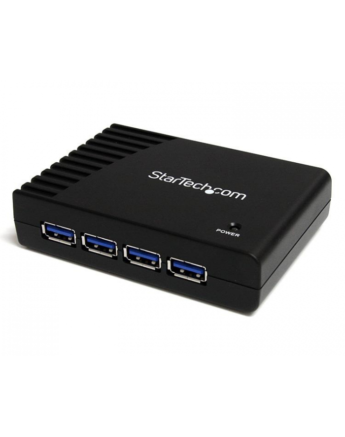 4 PORT SUPERSPEED USB 3.0 HUB StarTech.com 4 Port SuperSpeed USB 3.0 Hub - Schwarz główny