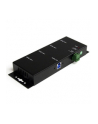 4 PORT USB 3.0 HUB StarTech.com Montierbarer 4 Port Industrieller USB 3.0 SuperSpeed Hub inkl. Netzteil - nr 1