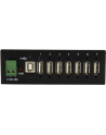 7 PORT RUGGED USB HUB StarTech.com Industrieller montierbarer 7 Port USB 2.0 Hub - Schwarz - nr 10