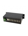 7 PORT RUGGED USB HUB StarTech.com Industrieller montierbarer 7 Port USB 2.0 Hub - Schwarz - nr 7