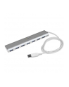 7 PORT COMPACT USB 3.0 HUB StarTech.com 7 Port kompakter USB 3.0 Hub mit eingebautem Kabel - Aluminium USB Hub - Silber - nr 17