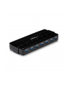 7 PORT USB 3.0 HUB W/ ADAPTER StarTech.com 7 Port USB 3.0 SuperSpeed Hub - USB 3 Hub Netzteil / Stromanschluss und Kabel - Schwarz - nr 20