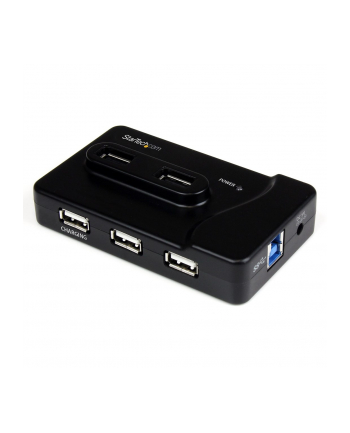 6 PORT USB 3/USB 2.0 COMBO HUB StarTech.com 6 Port USB 3.0 / 2.0 Hub mit 2A Ladeanschluss - 2x USB 3.0 SuperSpeed und 4x USB 2.0 Combo Hub nr 1