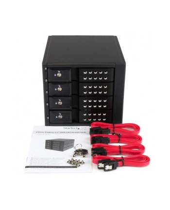 StarTech.com 4 BAY 3.5IN SATA / SAS HDD TRAYLESS MOBILE RACK BACKPLANE nr 1