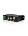 4 PORT RUGGED USB HUB StarTech.com Przemysłowy 4 Port USB 2.0 Hub - USB Metall Hub - 4x USB-A 1x USB-B - nr 17
