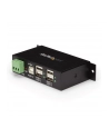 4 PORT RUGGED USB HUB StarTech.com Przemysłowy 4 Port USB 2.0 Hub - USB Metall Hub - 4x USB-A 1x USB-B - nr 38