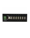 7 PORT RUGGED USB HUB StarTech.com Industrieller montierbarer 7 Port USB 2.0 Hub - Schwarz - nr 12