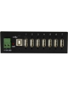 7 PORT RUGGED USB HUB StarTech.com Industrieller montierbarer 7 Port USB 2.0 Hub - Schwarz - nr 21