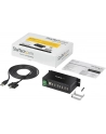 7 PORT RUGGED USB HUB StarTech.com Industrieller montierbarer 7 Port USB 2.0 Hub - Schwarz - nr 23