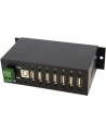 7 PORT RUGGED USB HUB StarTech.com Industrieller montierbarer 7 Port USB 2.0 Hub - Schwarz - nr 26